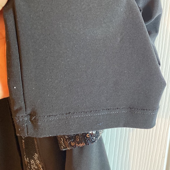 Travel Elegance Sequined Open Front Cardigan Plus Size 1X polyester spandex - Picture 6 of 9